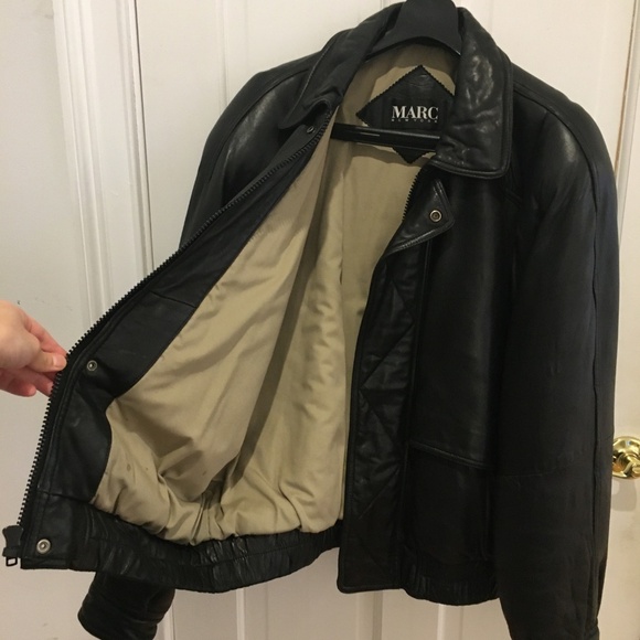 Vintage Marc New York leather Jacket Large - Picture 5 of 8